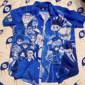 (NWOT) Hunter X Hunter Button Up
